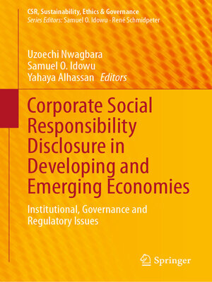 cover image of Corporate Social Responsibility Disclosure in Developing and Emerging Economies